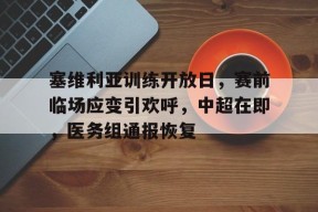 爱游戏官方入口-包含塞维利亚训练开放日，赛前临场应变引欢呼，中超在即，医务组通报恢复的词条